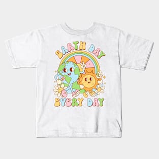 Earth Day Everyday Shirt Kids Environment Earth Day 2024 Kids T-Shirt